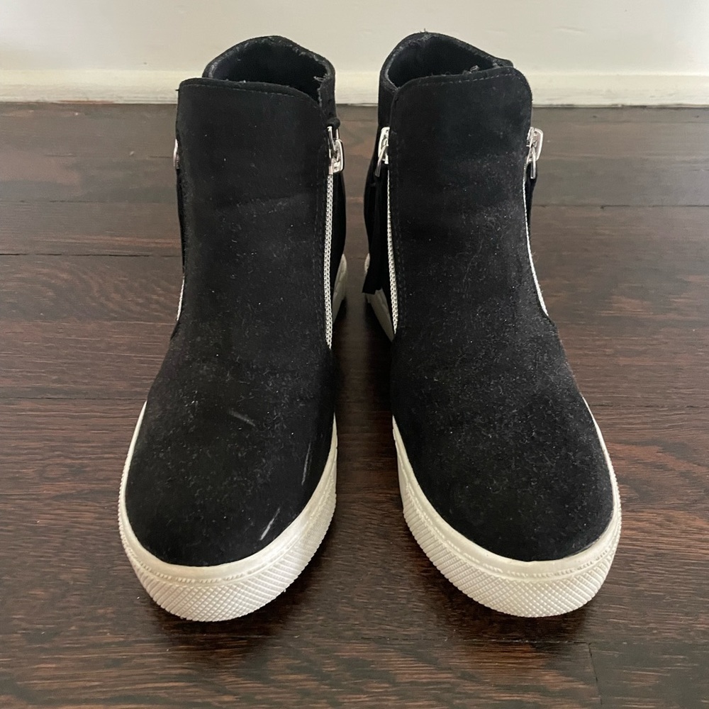 Steve Madden Big Kids Wedge Suede Shoes Size 3